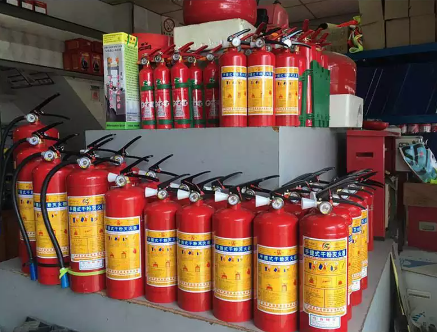 干粉灭火器充装